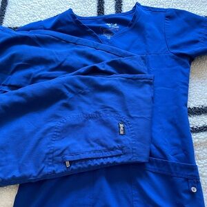 Grey's Anatomy blue scrub set
